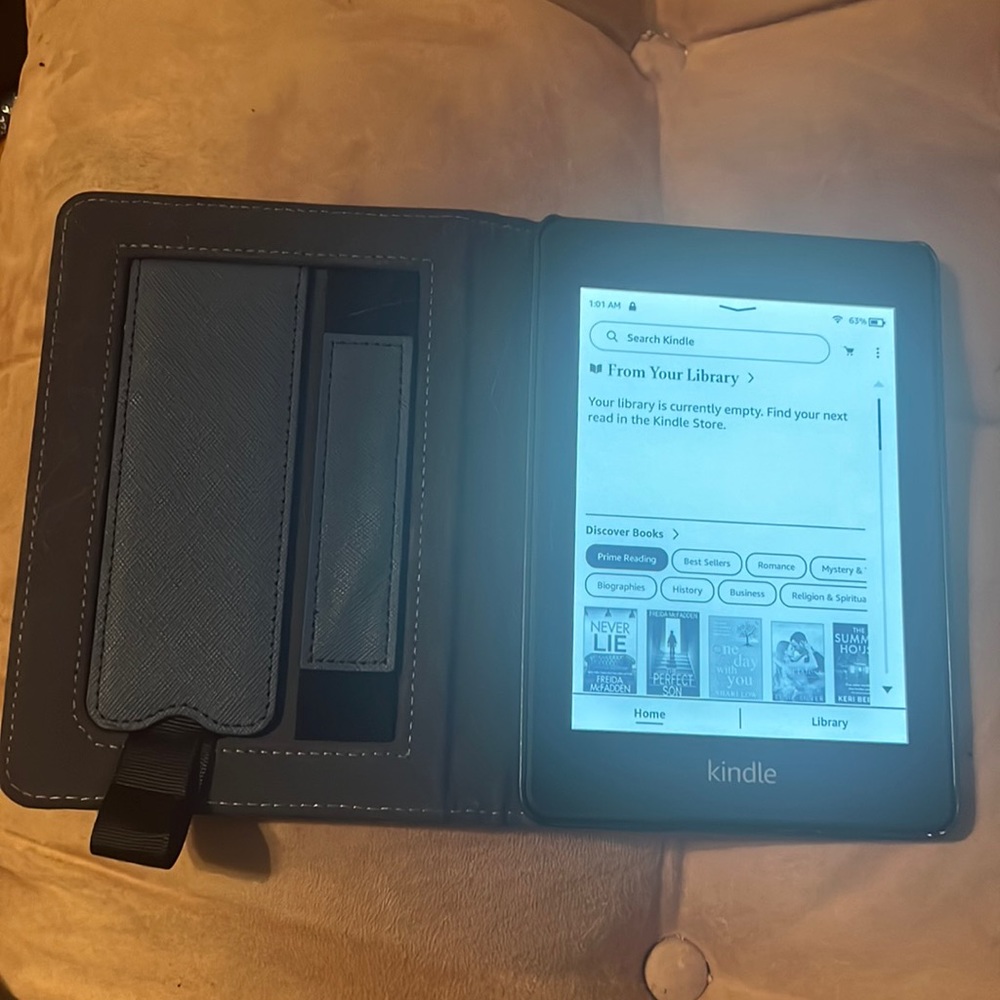 Kindle Paperwhite (10 the generation) now Waterproof + kindle waterproof PU case